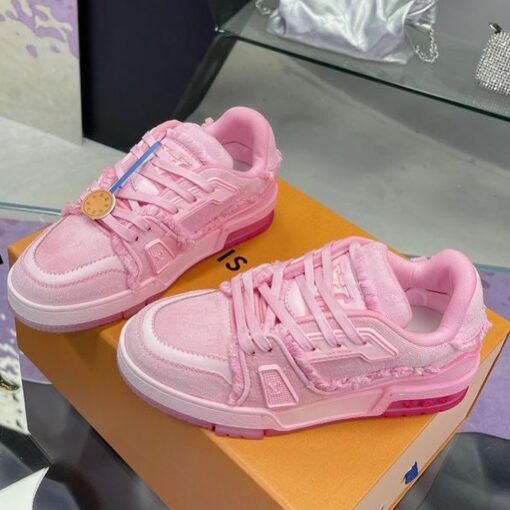 LV Trainer Sneaker Pink