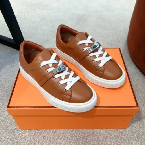 Hermes Day Sneaker Brown