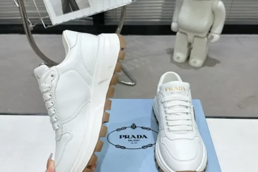 Prada 2024 New Leather Sneaker White