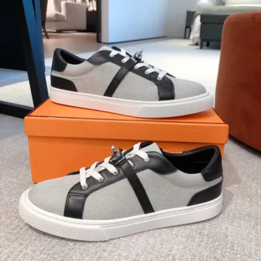 Hermes Day Sneaker Grey Black