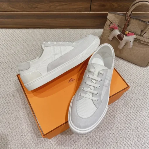 Hermes Deep Sneaker White