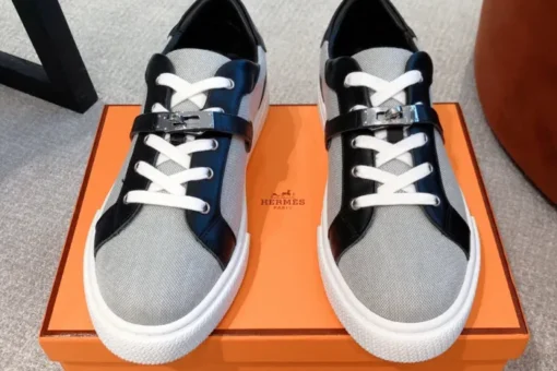 Hermes Day Sneaker Grey Black