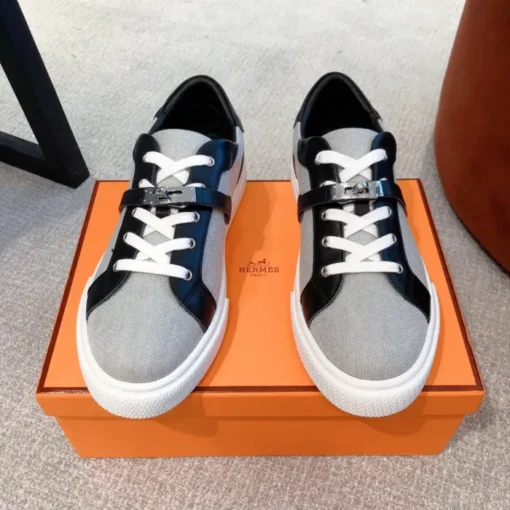 Hermes Day Sneaker Grey Black