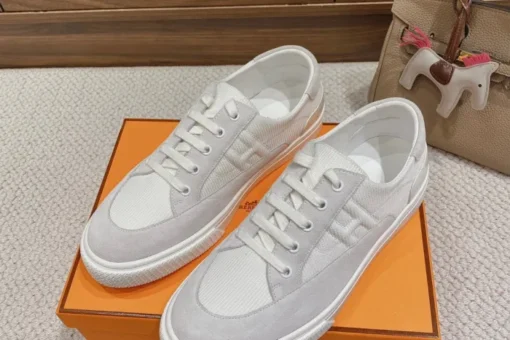 Hermes Deep Sneaker White