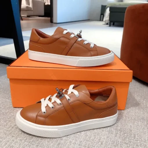 Hermes Day Sneaker Brown