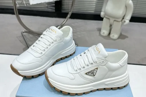 Prada 2024 New Leather Sneaker White