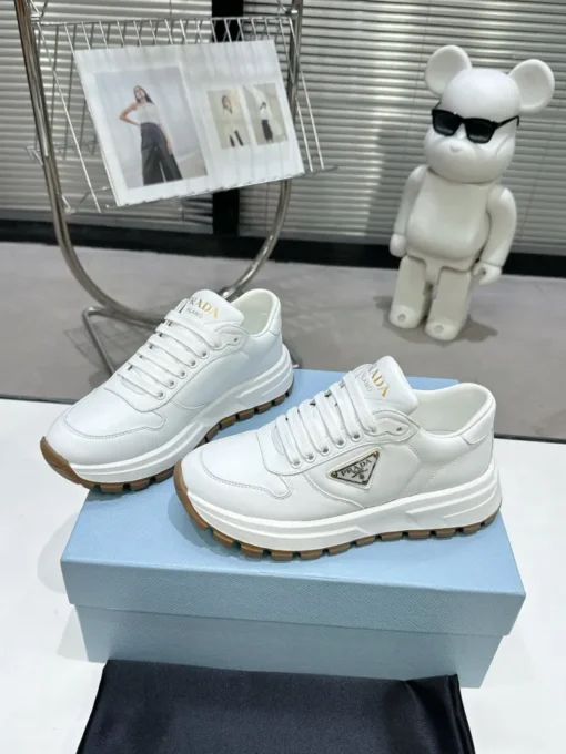 Prada 2024 New Leather Sneaker White