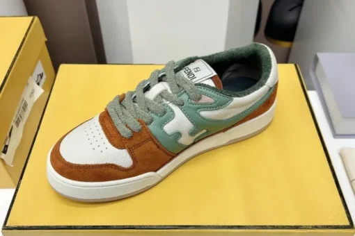 Fendi Match Low Top Sneaker Core Brown