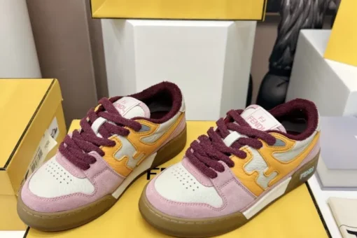 Fendi Match Low Top Sneaker Core Pink