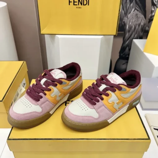 Fendi Match Low Top Sneaker Core Pink