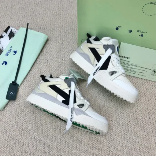 OFF White Midtop Sponge Sneaker