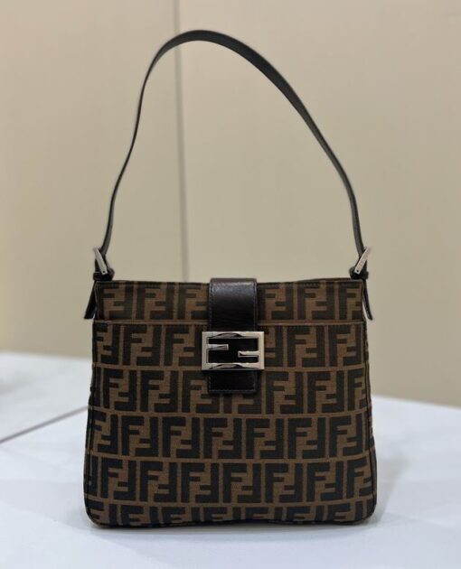 Fendi Armpit Bag Brown Black M-2