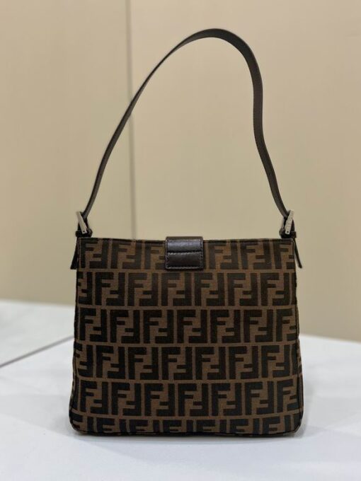 Fendi Armpit Bag Brown Black M-2