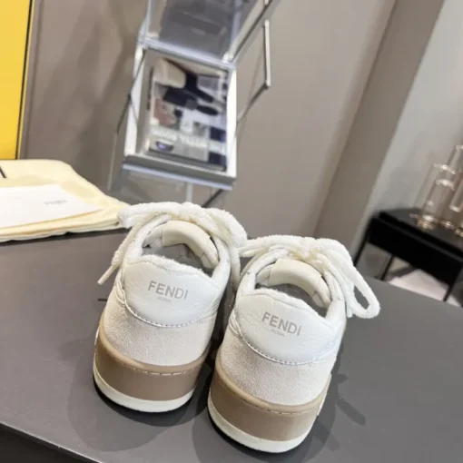 Fendi Match Low Top Sneaker Core White