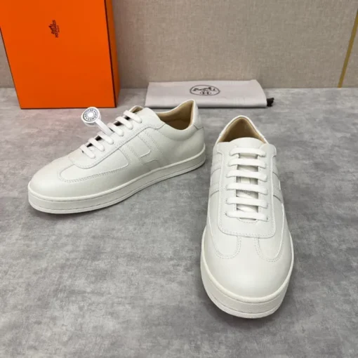 Hermes Boomerang Sneaker White