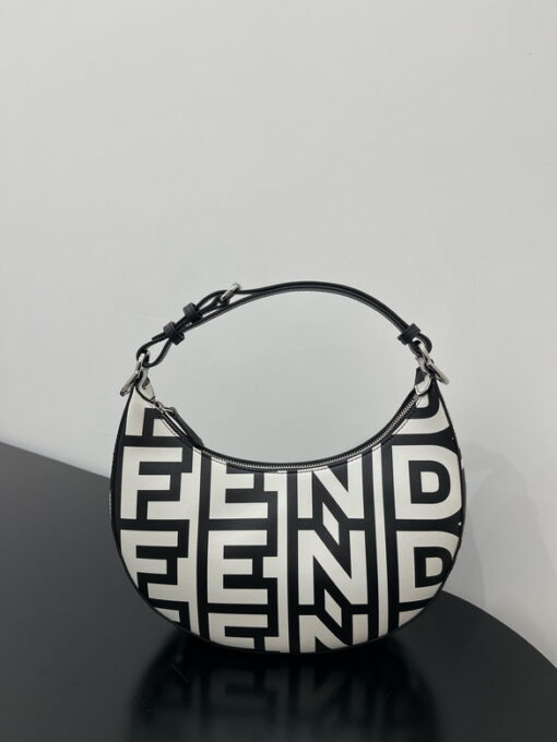 Fendi Praphy Bag White Black