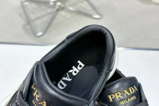 Prada 2024 New Leather Sneaker Black