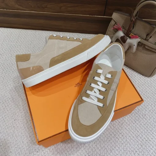 Hermes Deep Sneaker Beige