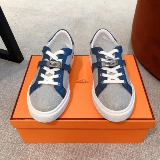 Hermes Day Sneaker Grey Blue