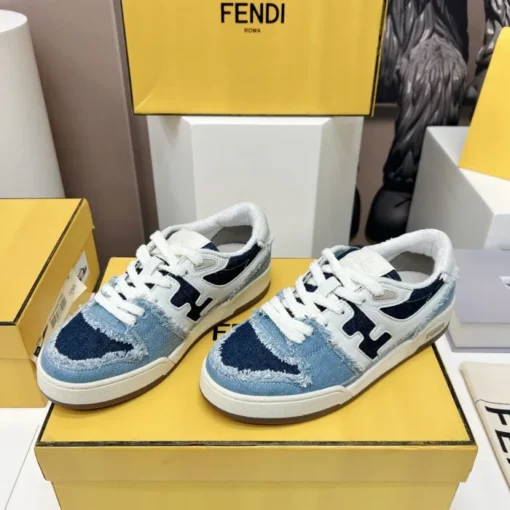 Fendi Match Low Top Sneaker Blue