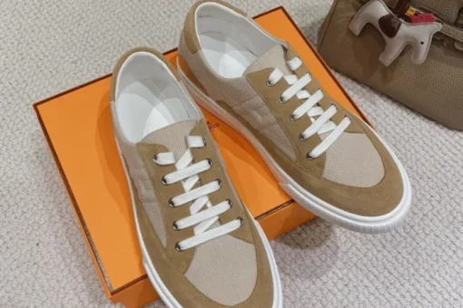 Hermes Deep Sneaker Beige