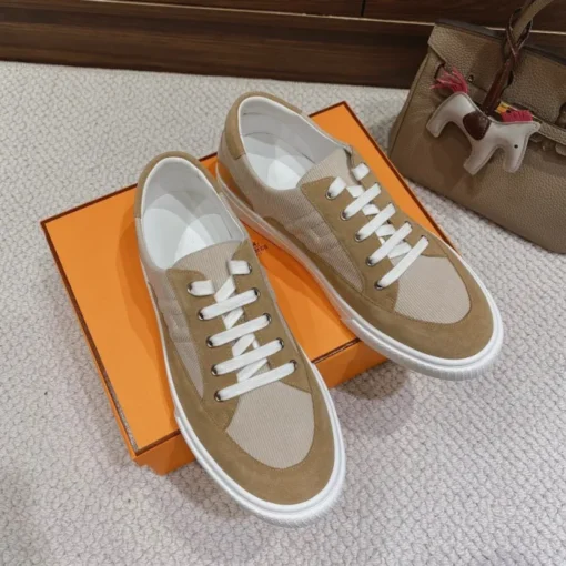 Hermes Deep Sneaker Beige