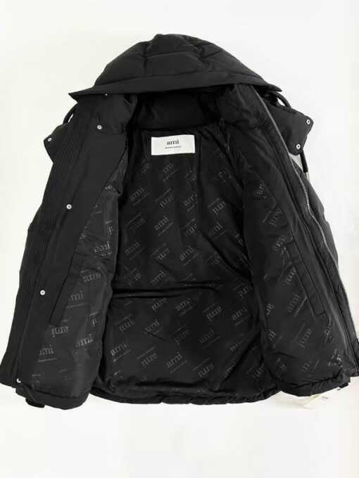 AMI Paris New Down Jacket Black