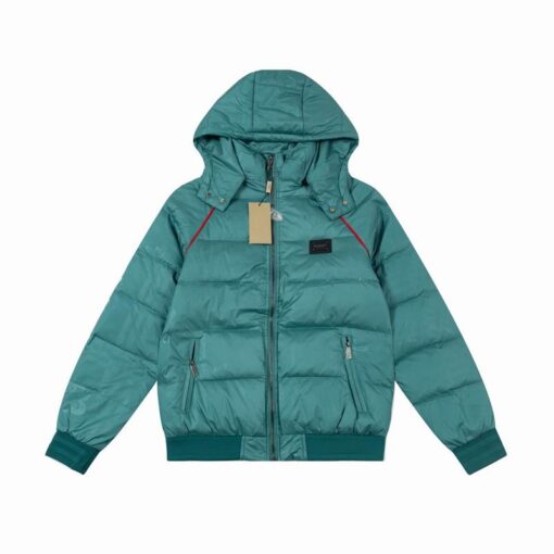 Burberry New Down Jacket Cadet Blue