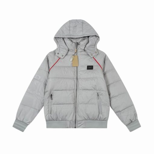 Burberry New Down Jacket Silver