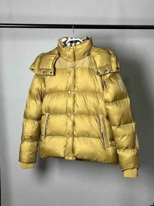 Burberry New Down Jacket Yellow