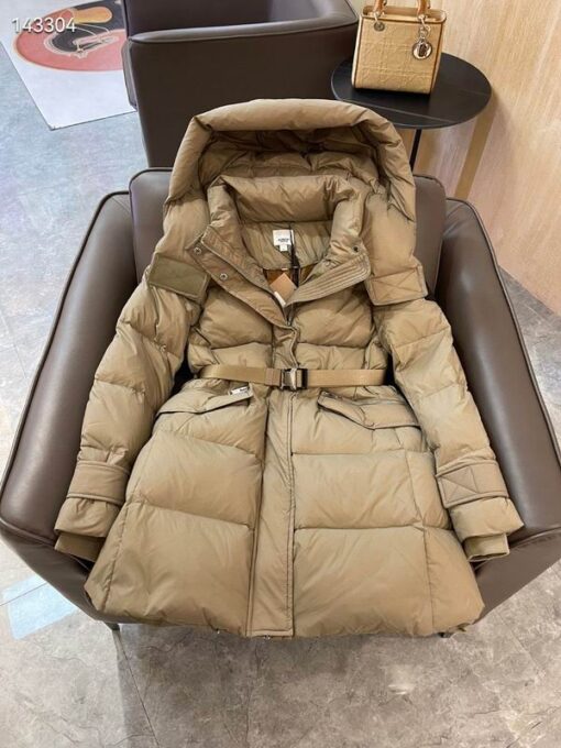 Burberry New Down Jacket M-2 Khaki