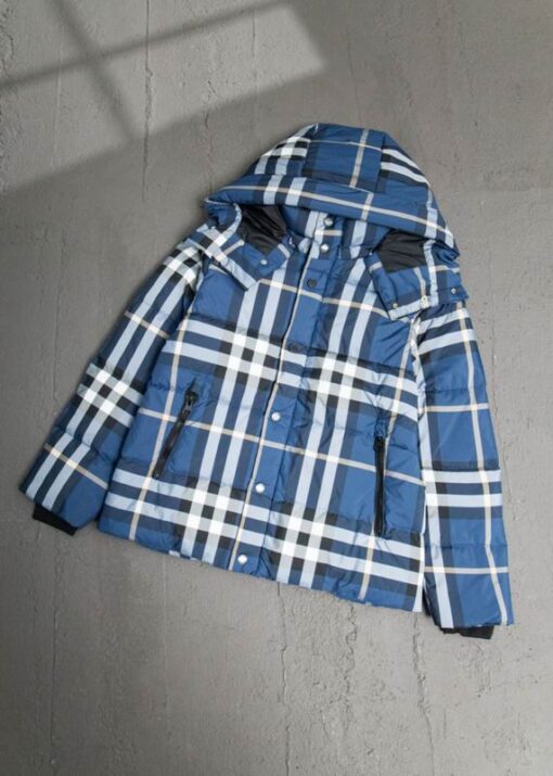 Burberry New Down Jacket Blue White