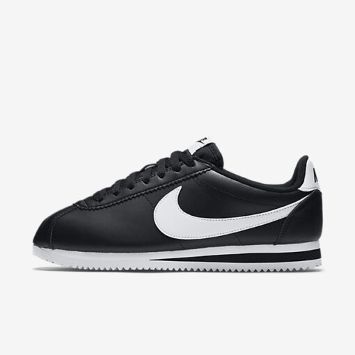 Nike Classic Cortez Leather Lux Shoes Black/White