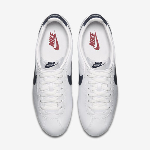 Nike Classic Cortez Leather White/Red Fitness