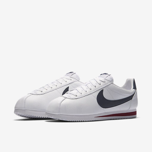 Nike Classic Cortez Leather White/Red Fitness