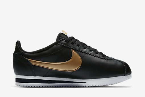 Nike Cortez Classic Black/Metallic Gold