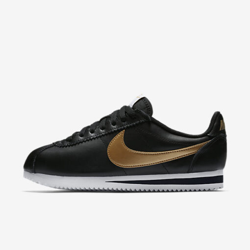 Nike Cortez Classic Black/Metallic Gold