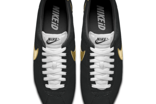 Nike Cortez Black/Metallic Gold