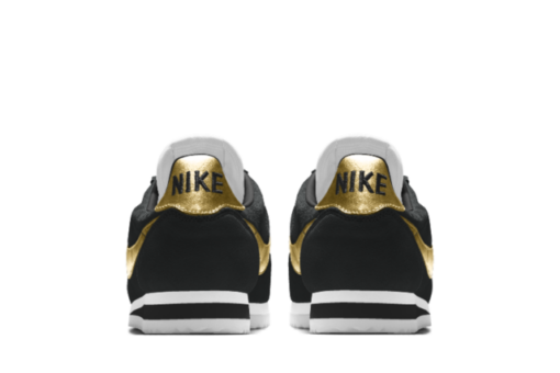 Nike Cortez Black/Metallic Gold