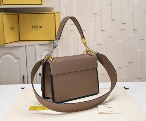 Fendi Bag Beige & Black - Image 2