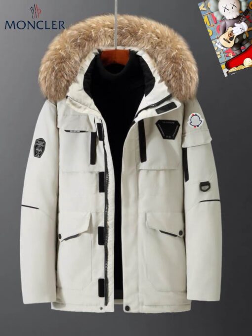 Moncler New Puffer Down Jacket White