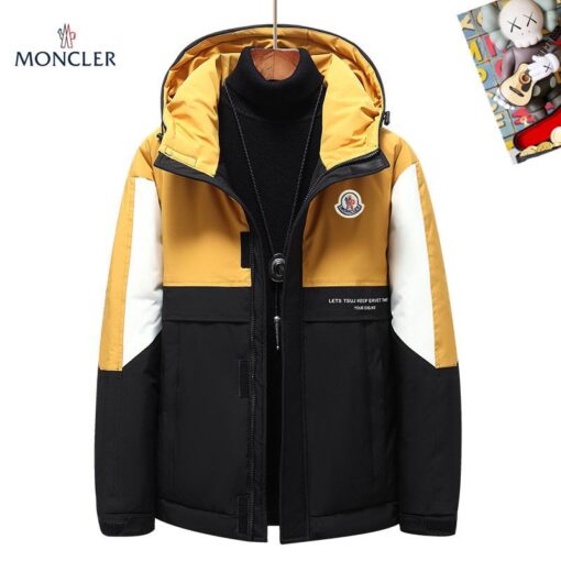 Moncler New Puffer Down Jacket Yellow & Black