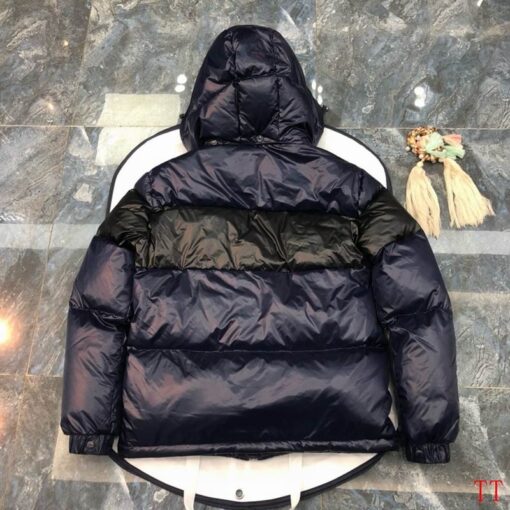 Moncler New Puffer Down Jacket Navy Blue & Black