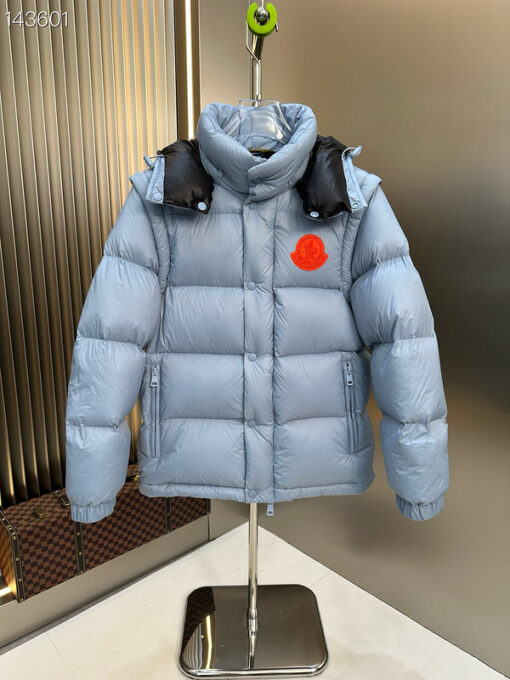 Moncler New Puffer Down Jacket Sky Blue