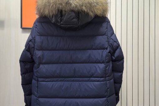 Moncler New Puffer Down Jacket Navy Blue