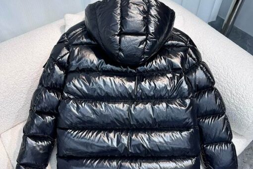 Moncler Maya Hooded Puffer Jacket Full Black