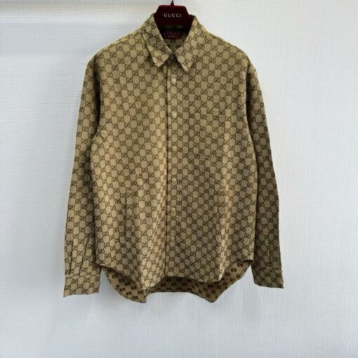 GG Monogram Shirt Beige