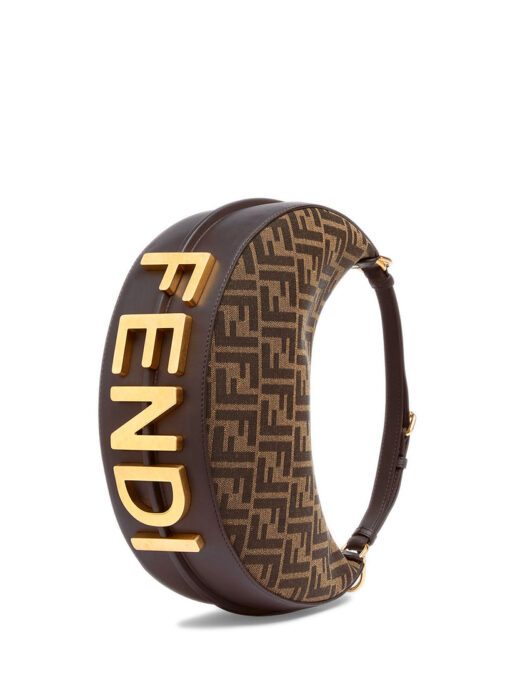 Fendi Praphy Bag Brown Gold