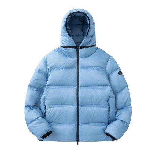 Moncler New Down Jacket Carolina Blue