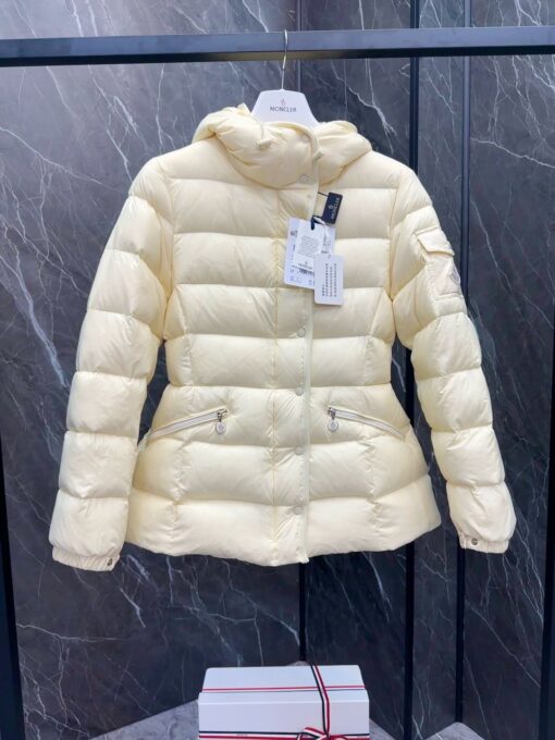 Moncler New Down Jacket Cornsilk